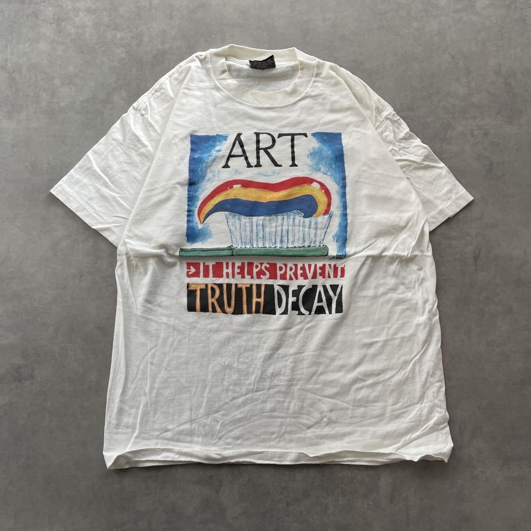 90s USA製 Fred Babb アート vintage T-shirts