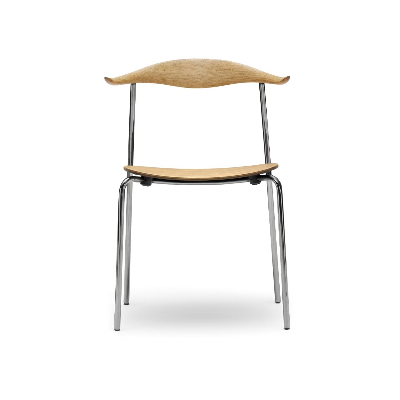 【CH88T】オーク/オイル/CARL HANSEN & SON/座面オーク/スチール脚/ダイニングチェア