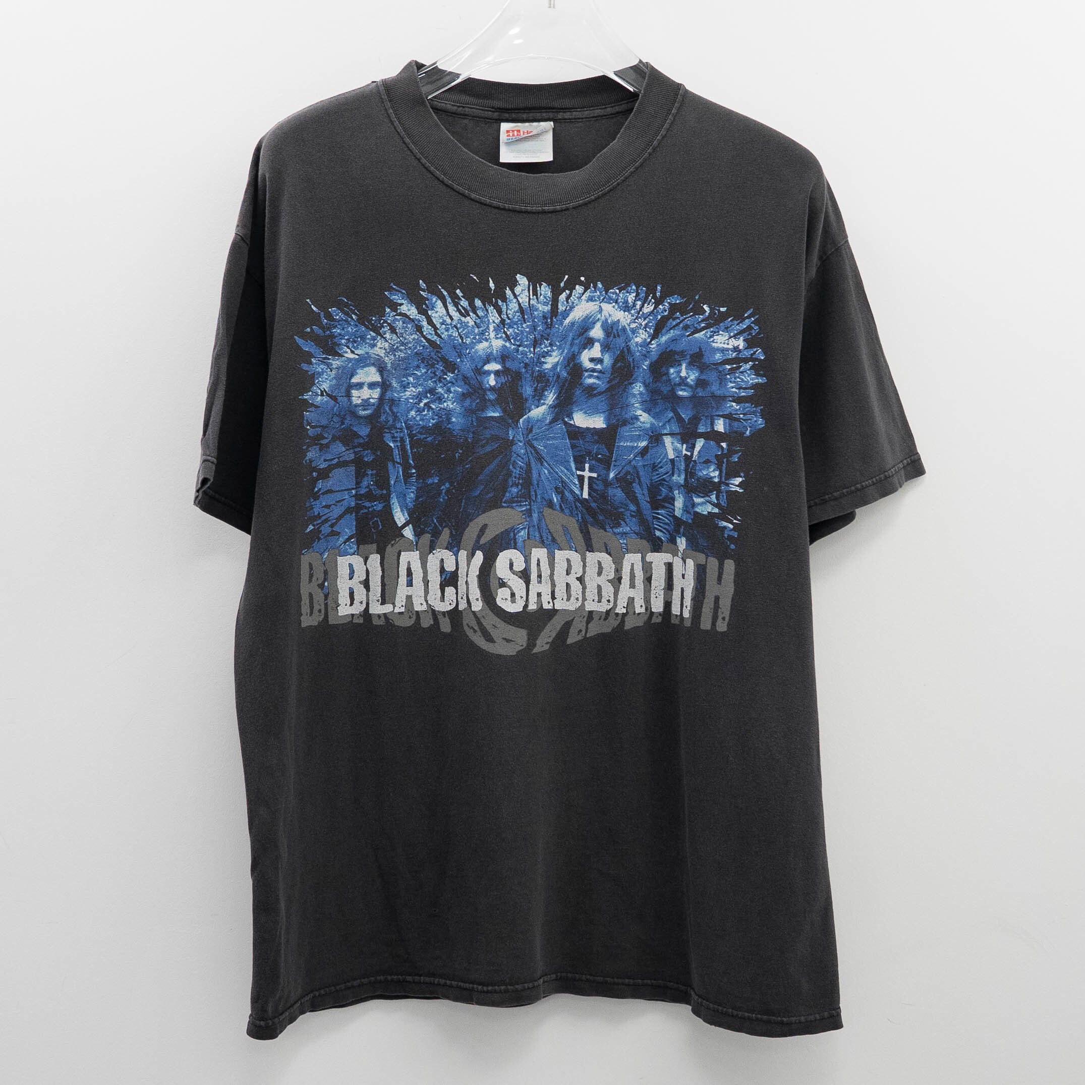 Black Sabbath " Member Photo Black/Blue " Hanes L【A7-8】