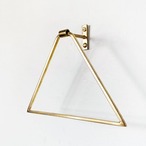 BRASS TRIANGLE TOWEL HANGER/真鍮/タオルハンガー/三角形/トイレ/キッチン/洗面所/金具