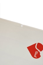 冷感アイスポンチョ（アイボリー/ハートロゴ）