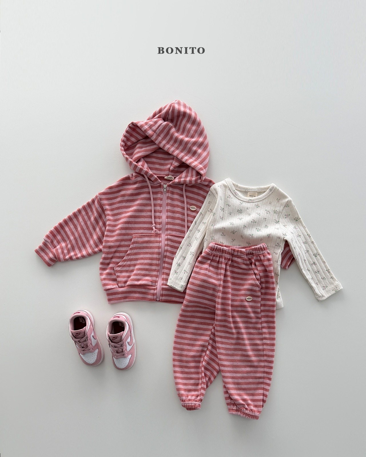 BONITO 26/SS ストライプヒートジョガーパンツ