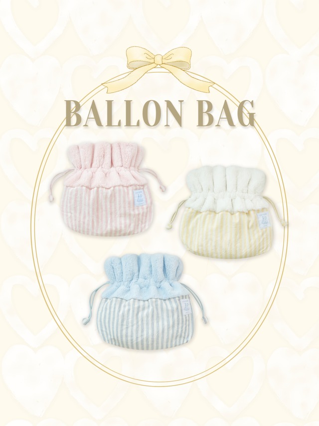 【予約】[SEORU] heart honey pot ( Ballon bag )　