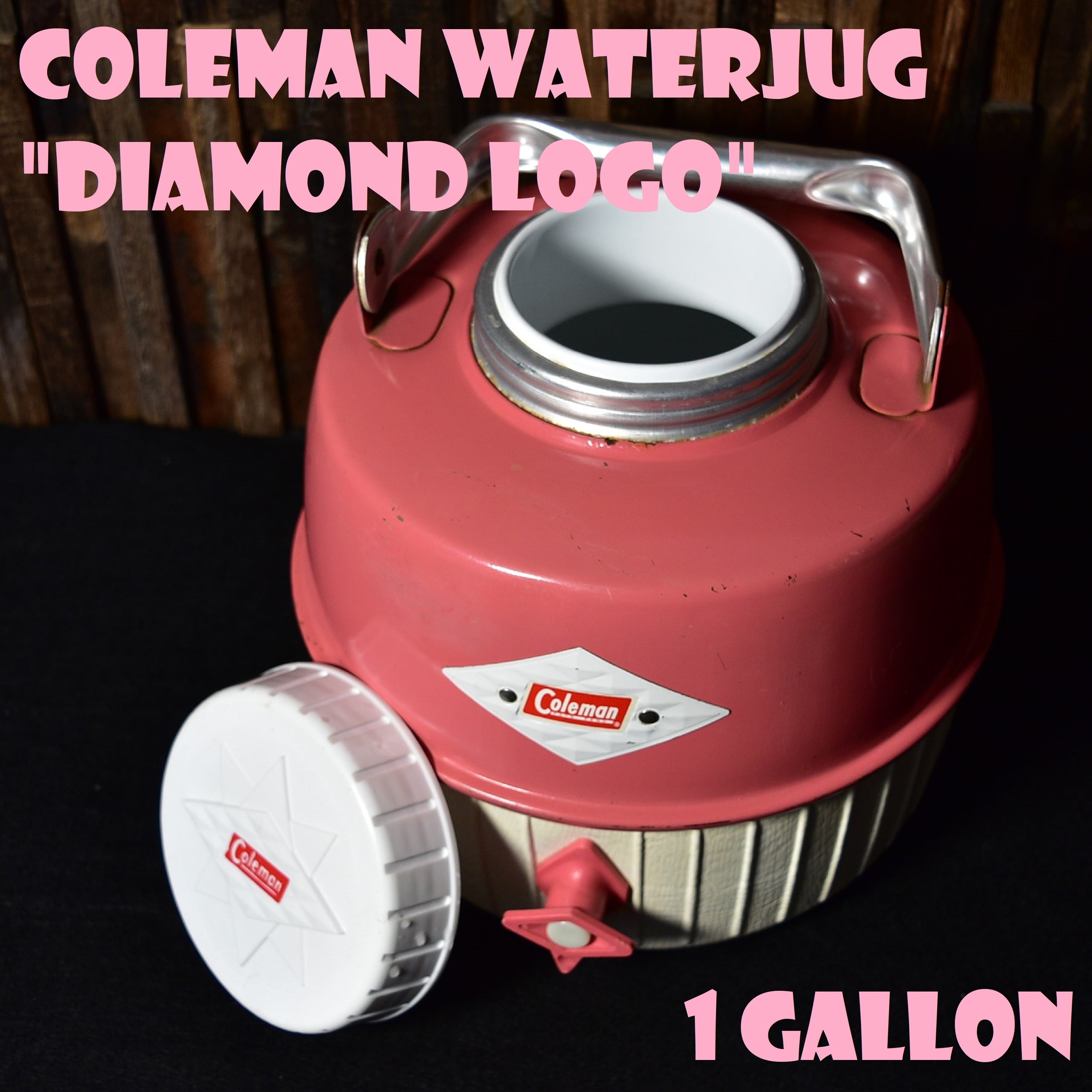コールマン ウォータージャグ ダイヤモンドロゴ 1ガロン ピンク