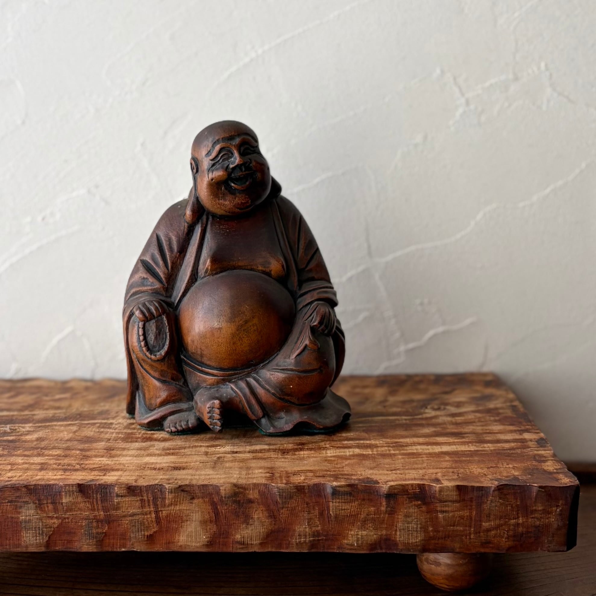 七福神縁起物 布袋様 1371 古備前 布袋 陶器置物 飾り物 七福神 縁起物