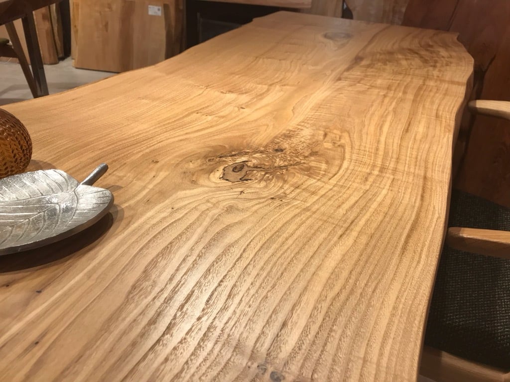 栗（クリ）_1500×600-550-620×45_横浜元町店_テーブル天板/一枚板