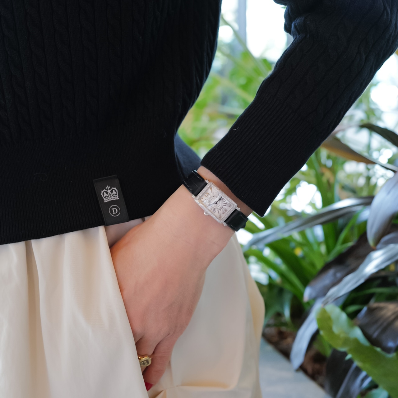 フランクミュラー ロングアイランド プティ レリーフ 純正ダイヤモンド 802QZRELD