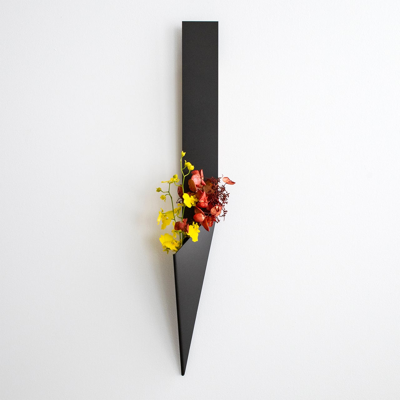 Origami Flower Vase_Black