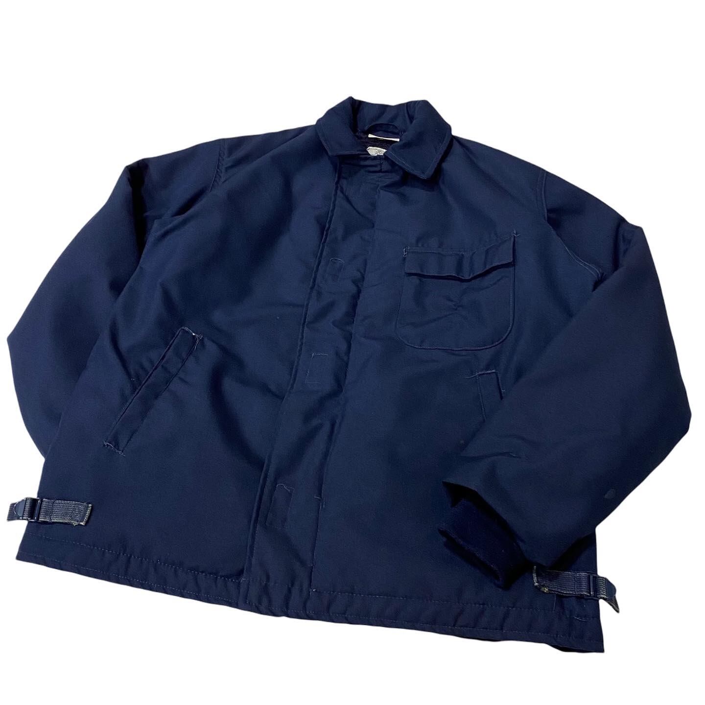 90s US.NAVY ARAMID DECK JACKET ネイビー