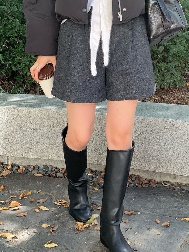 (予約) verveine / Eloy wool half pants 2color