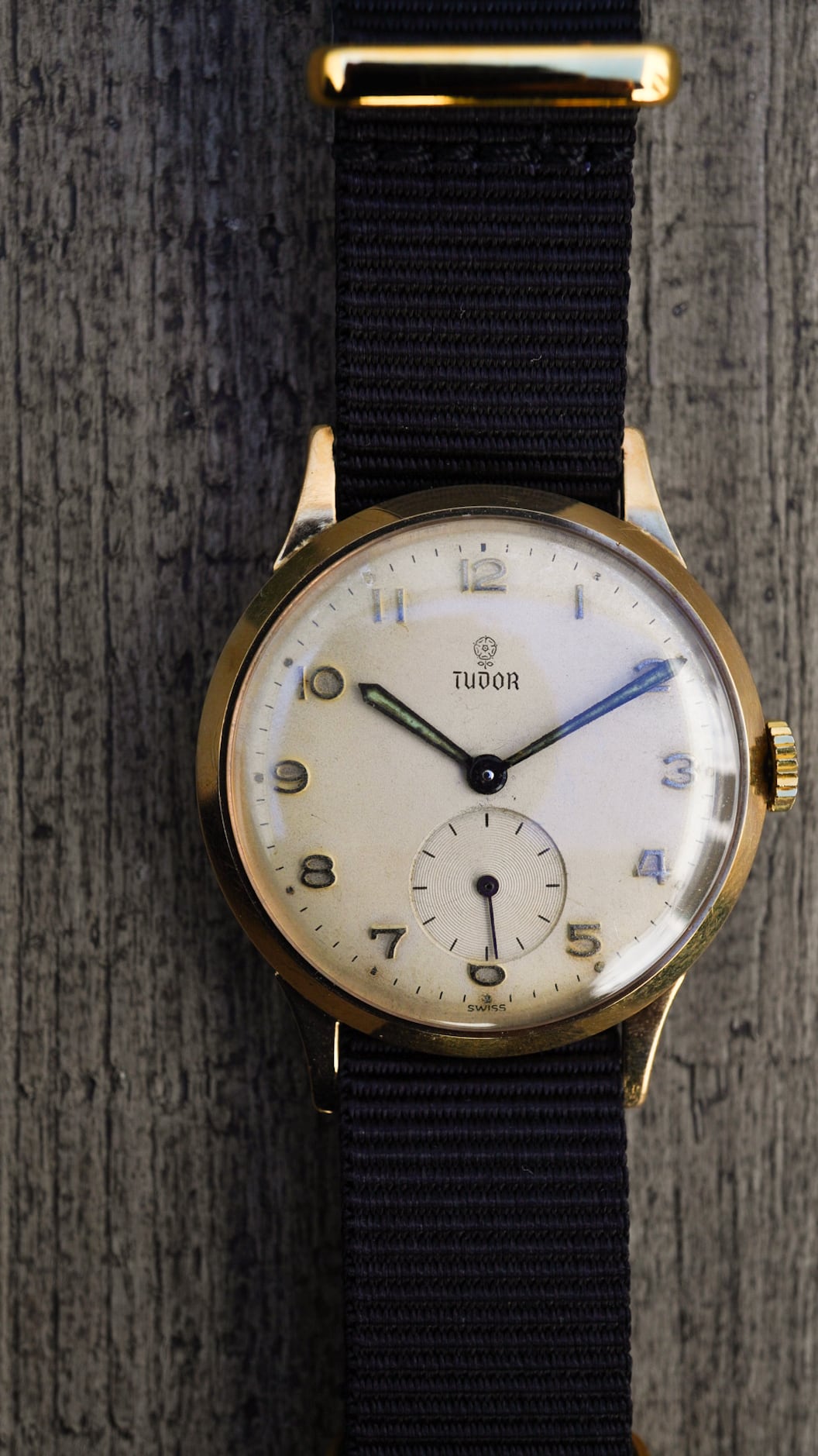 1930s】TUDOR チュードル イギリス国鉄 9金無垢 スモール 1930s】TUDOR チュードル イギリス国鉄 9金無垢 スモール