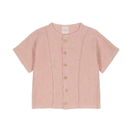 THELME BLOUSE [ Orange Stripes ] 6m-24m / STUDIO BOHEME PARIS  [ スタジオボエムパリ シャツ 子供服 ]