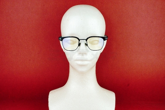 TOM FORD ブルーライトカット TF5932-D-B 001 日本限定 サーモント ブロー ウェリントン コンビネーション クラシカル メンズ レディース メガネ トムフォード-5枚目