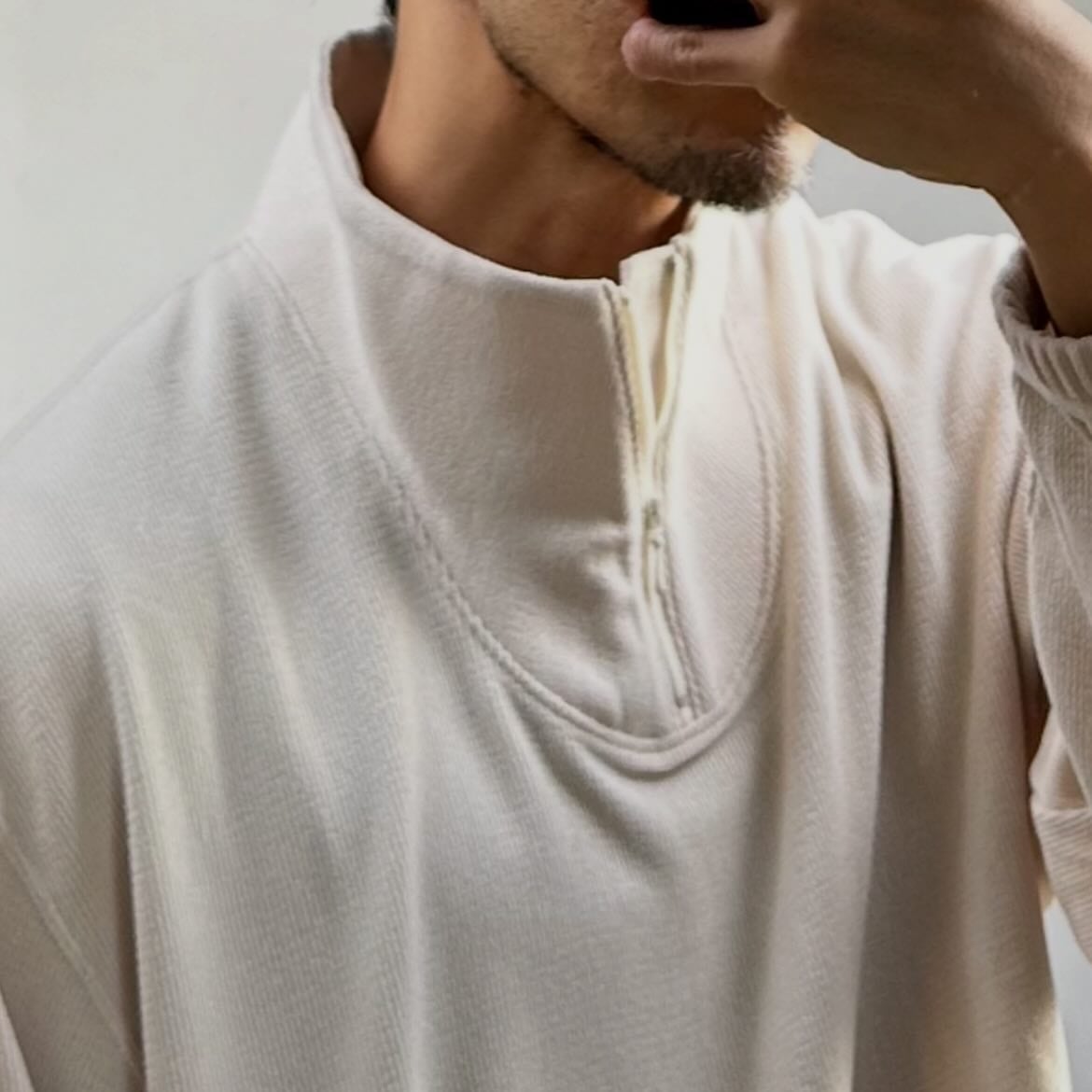 25AW》【STILL BY HAND】HIGH NECK ZIP UP JUMPERスティルバイハンド