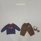 韓国子供服 / 26Autumn / soybean / カラー バベルパンツ / キッズ服 / ジュニア服 / 秋服 *XS~JM*