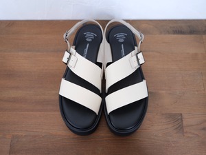 BEAUTIFUL SHOES " SS BELT SANDALS (GLOXI CUT THICK SOLE)" IVORY