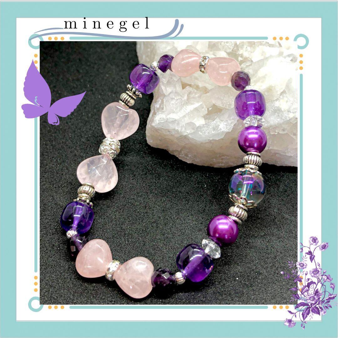 鬼滅の刃 胡蝶しのぶちゃんイメージ✨ブレスレット✨ ｜minegel