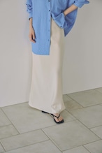 DU240505 satin straight flare skirt【Re Stock】【残り僅か】