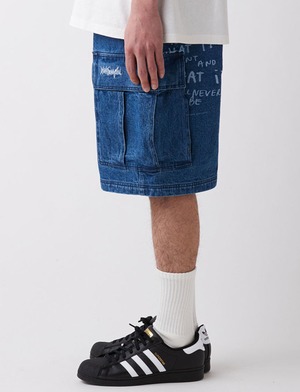 what it isnt x denimカーゴパンツ 　インディゴ　MARKGONZALES 　