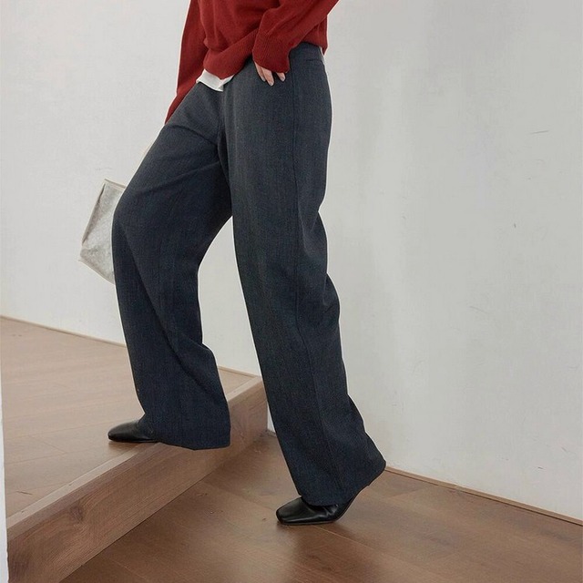 ワイドストレートパンツ  B0255