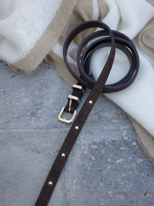 (予約)poster / Real Suede Long Belt