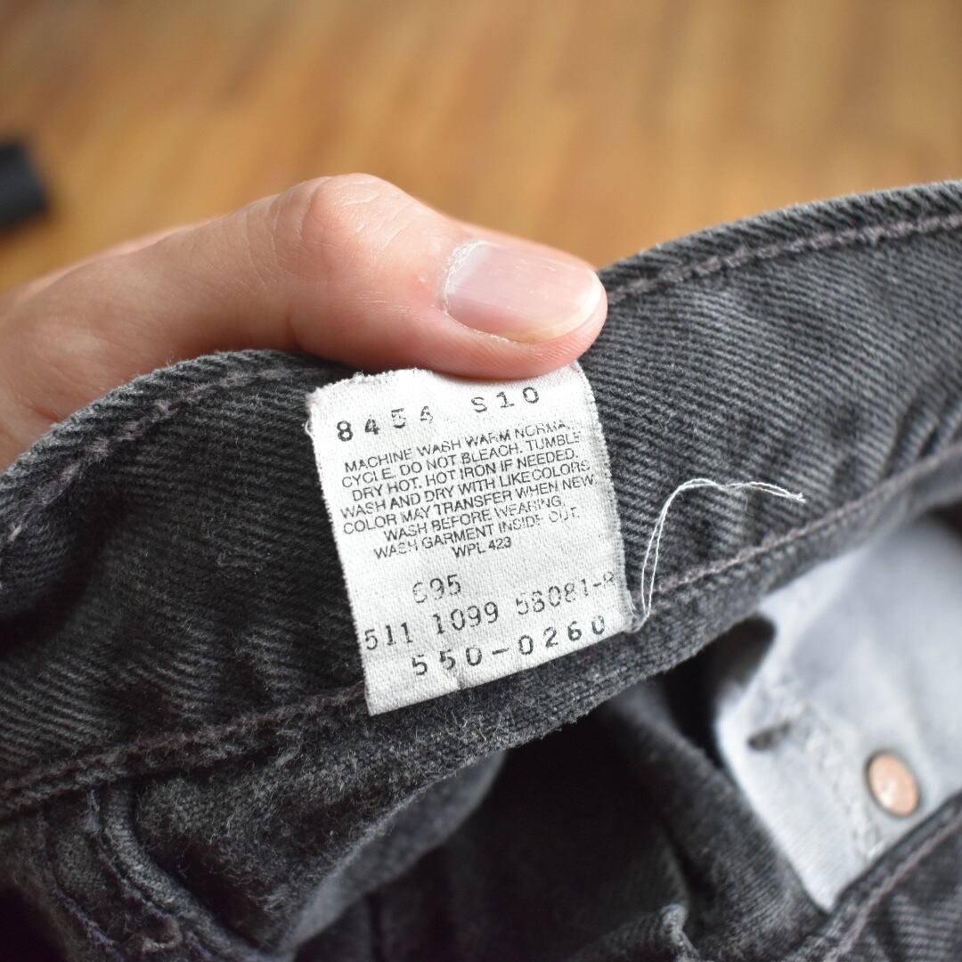 Levi's 550 ブラックデニム USA製 W36 L32 99年製 古着 | 古着屋2000