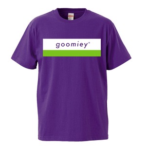 goomiey ロゴTシャツ(パープル)  Mサイズ