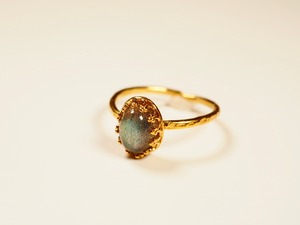 【ラブラドライト】ヴェルメイユリングS