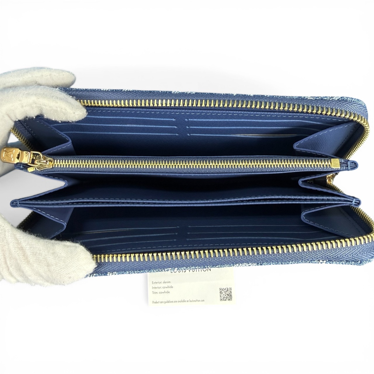 【LOUIS VUITTON × 村上隆】ルイ・ヴィトン モノグラム・デニム チェリー ジッピーウォレット