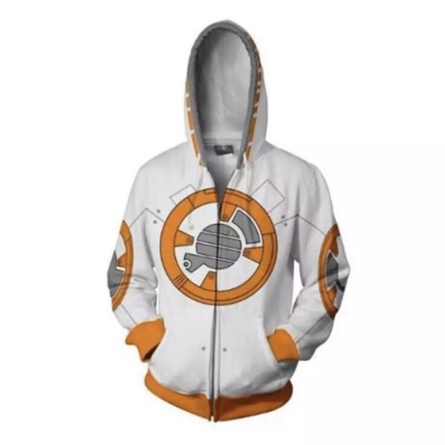 STAR WARS ダースベイダー ストームトゥルーパー R2D2 コスプレ パーカー スターウォーズ BB8 HOODIE BF