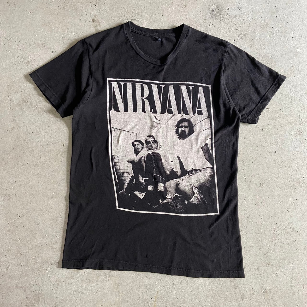 ニルヴァーナ Tシャツ NIRVANA 古着 ブラック Ｍサイズ - Tシャツ