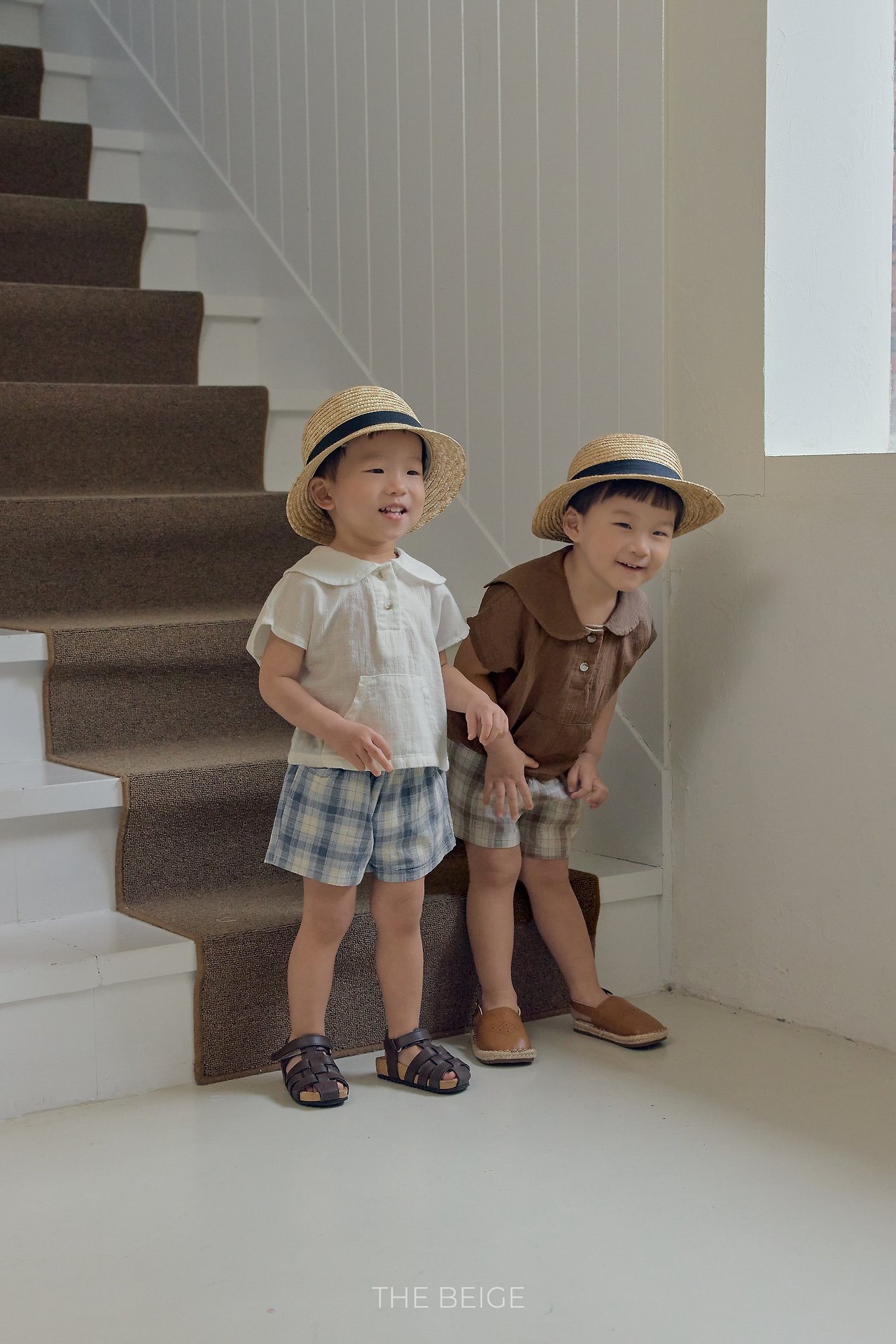 [THE BEIGE] Check Shorts / [더베이지] 체크반바지