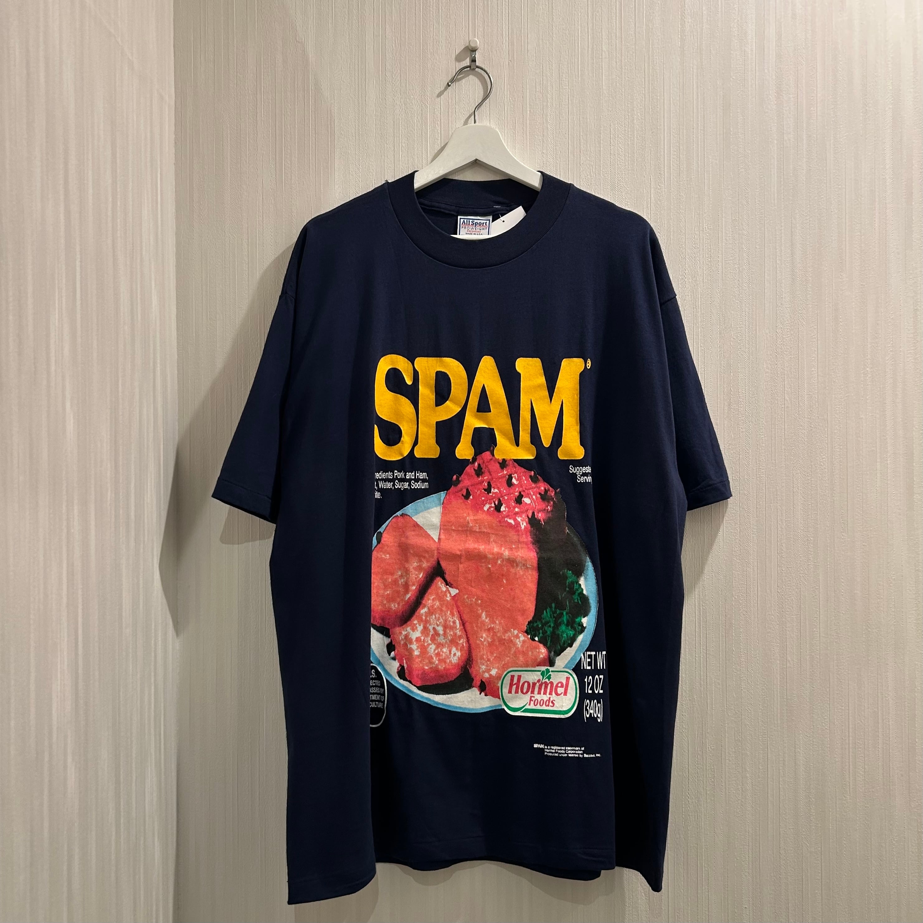 Dead Stock!! Special!! 1990s "BALZOUT" SPAM T-shirt