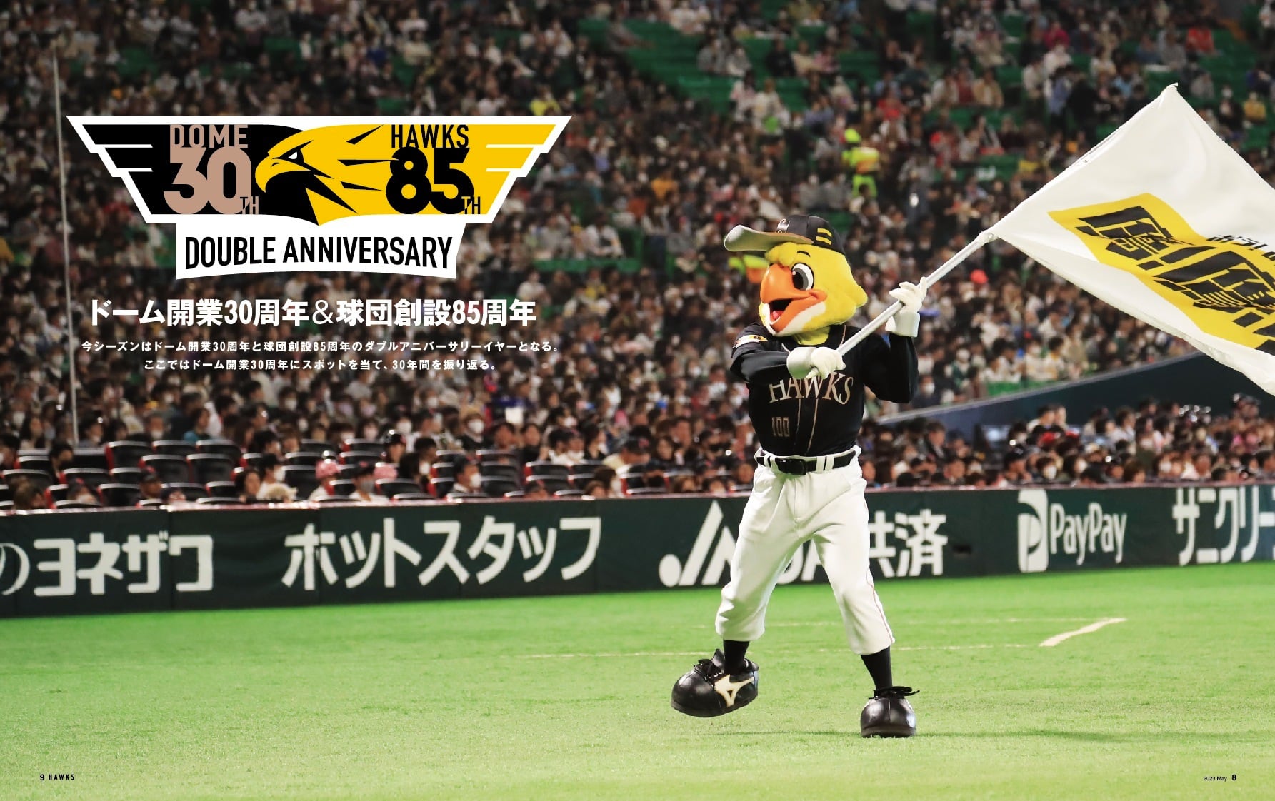 ホークス 2023年「ホークス球団創設85周年・ドーム開業30周年」記念事業が