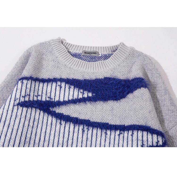 ★DESIGN ROUND NECK SWEATER　　　A0832