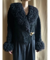 EMBA black mink fur volume jacket-3719-10