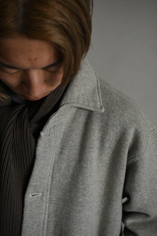 A.PRESSE / Vintage Sweat Cardigan (GRAY)