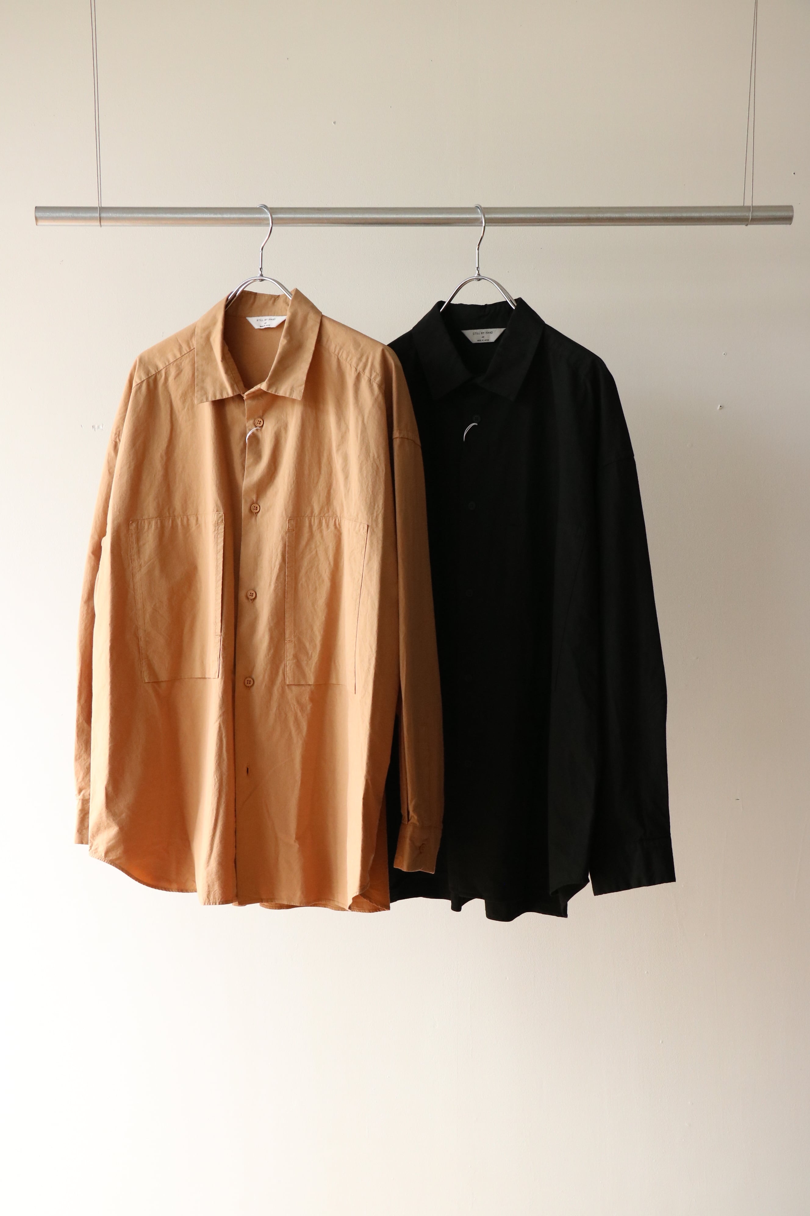 STILL BY HAND -Garment-dye over shirt- / SH01253 / スティルバイハンド ガーメントダイ オーバーシャツ