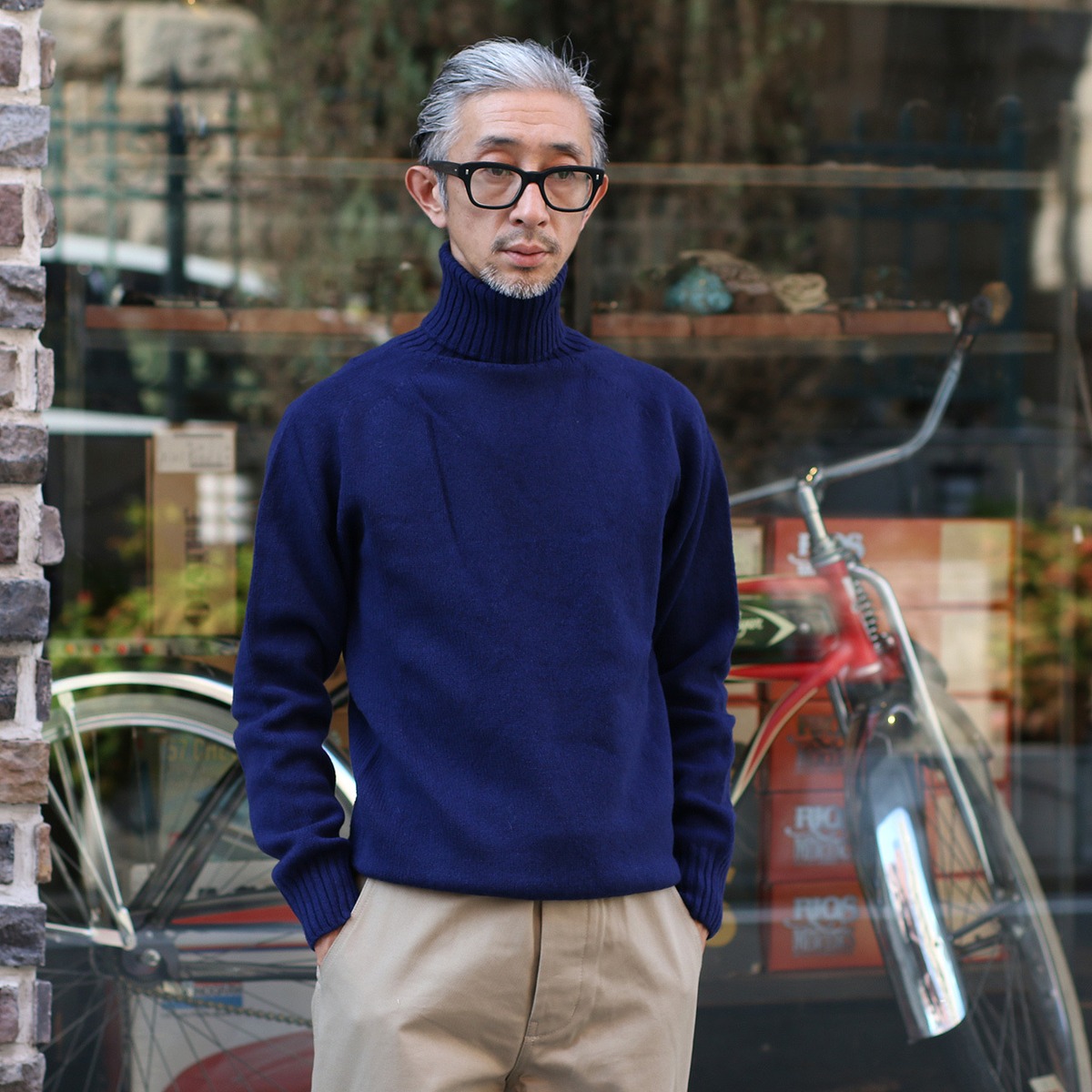 INVERALLAN インバーアラン American Navy ジーロンラムズウール  