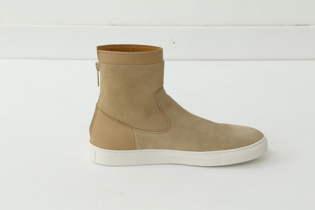 BACK ZIP SNEAKERS (SUEDE)