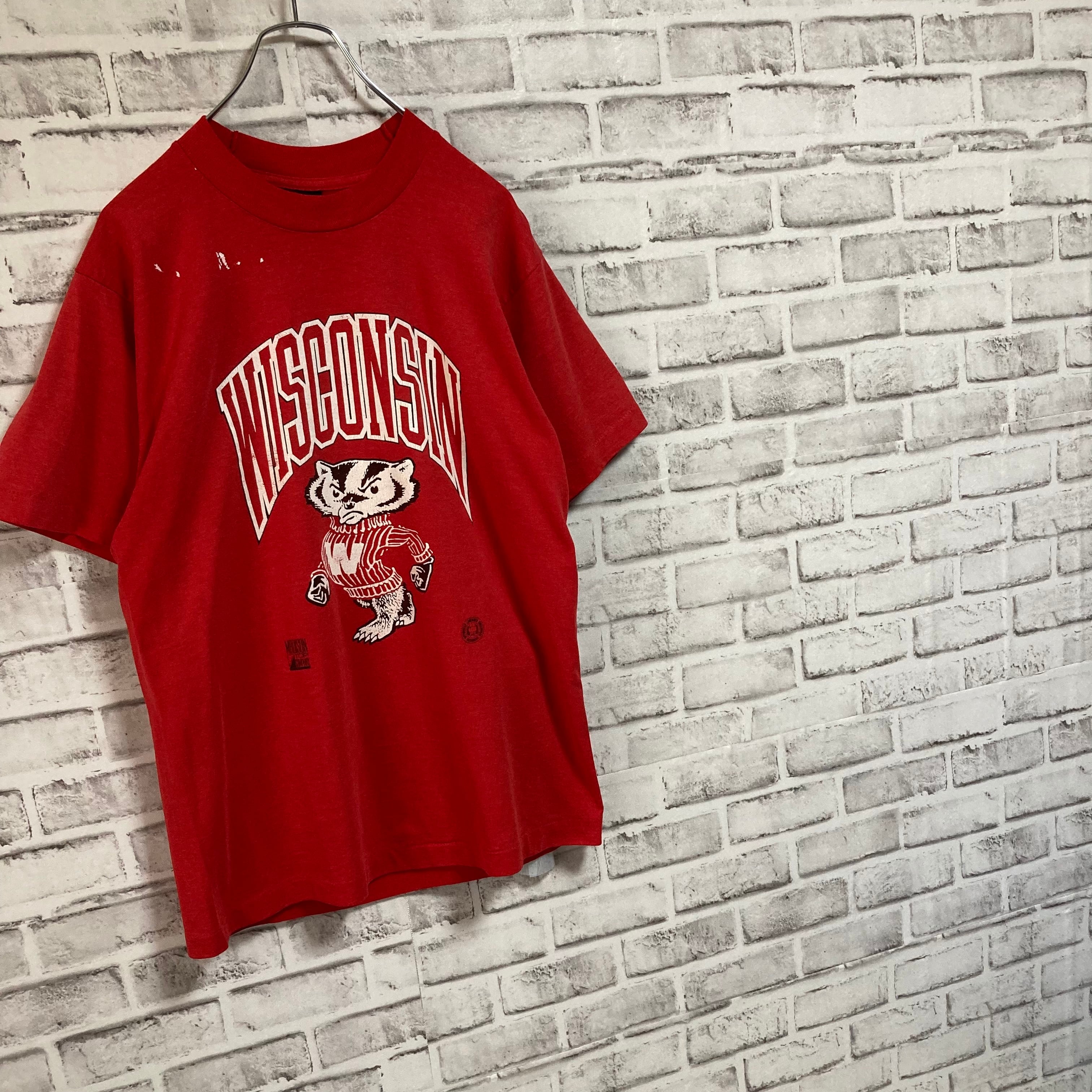 【FRUIT OF THE LOOM】S/S Tee L相当 “WISCONSIN” Made in ...