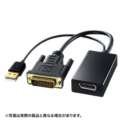サンワサプライ DVI-DisplayPort変換アダプタ AD-DPFDV01【6】