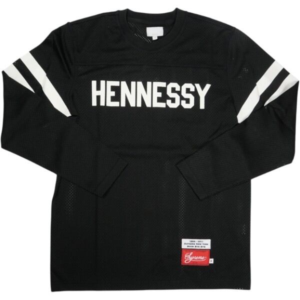 Size【M】 SUPREME シュプリーム 11AW Hennessy Football Top Black