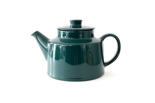 vintage ARABIA KILTA tea pot green  /  ヴィンテージ アラビア キルタ ティーポット グリーン