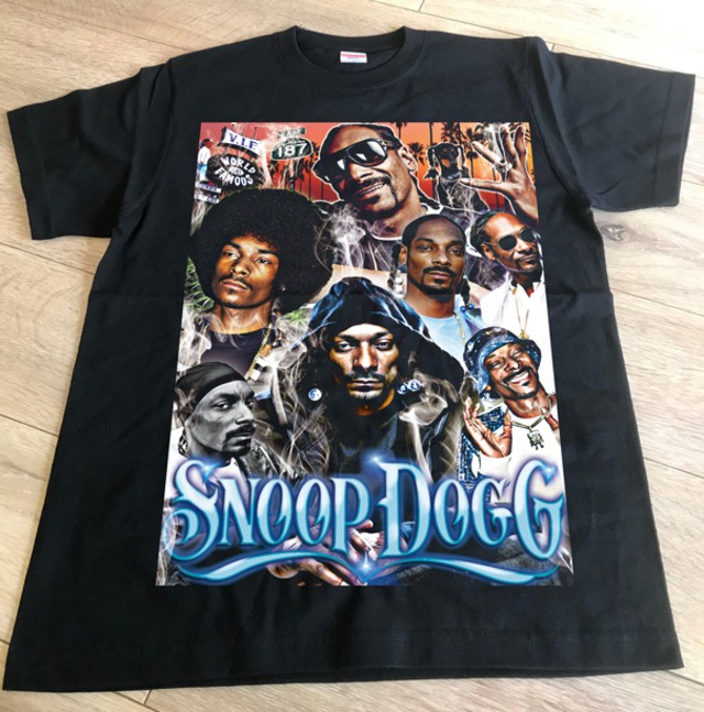 【ウェッサイ】DPGCレジェンドラッパー SNOOPDOGG RAPTシャツ