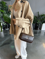 【25ss】Modern Flare Half Trench Coat _2colors