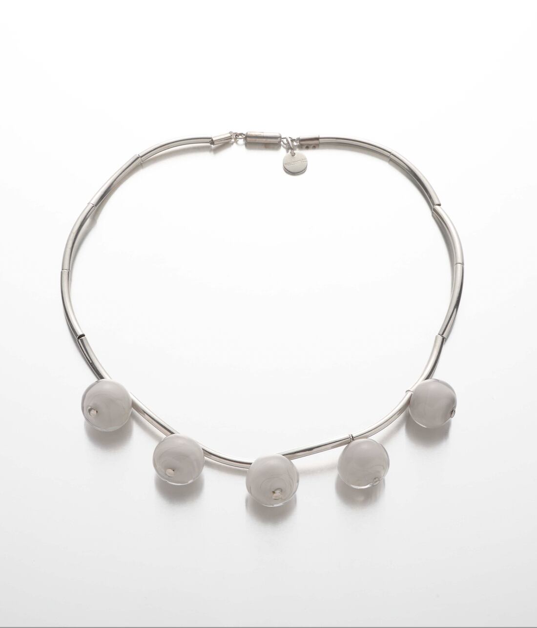 【Alessia (アレッシア)】 チョーカーネックレス (グレー)