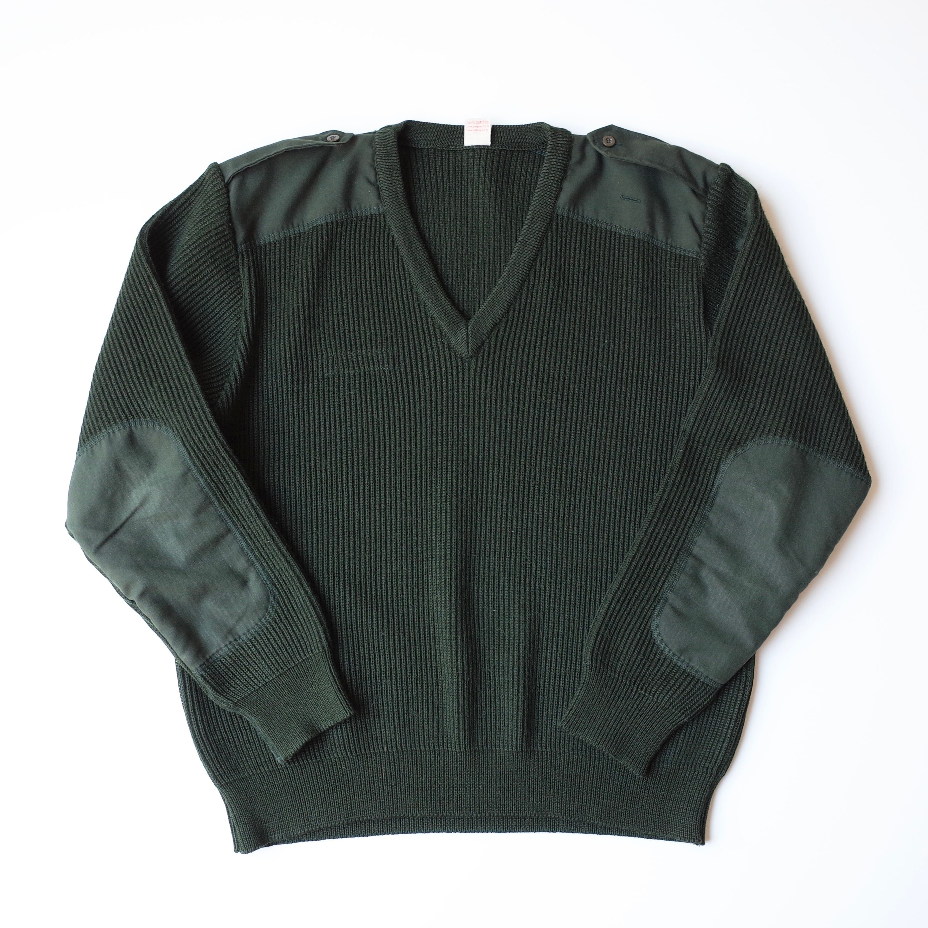 90s French army military sweater