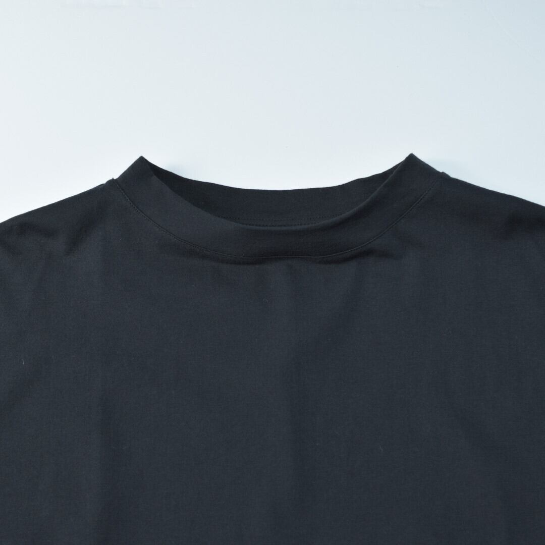 LinenYa リネンや 7分袖Tシャツ・ブラック