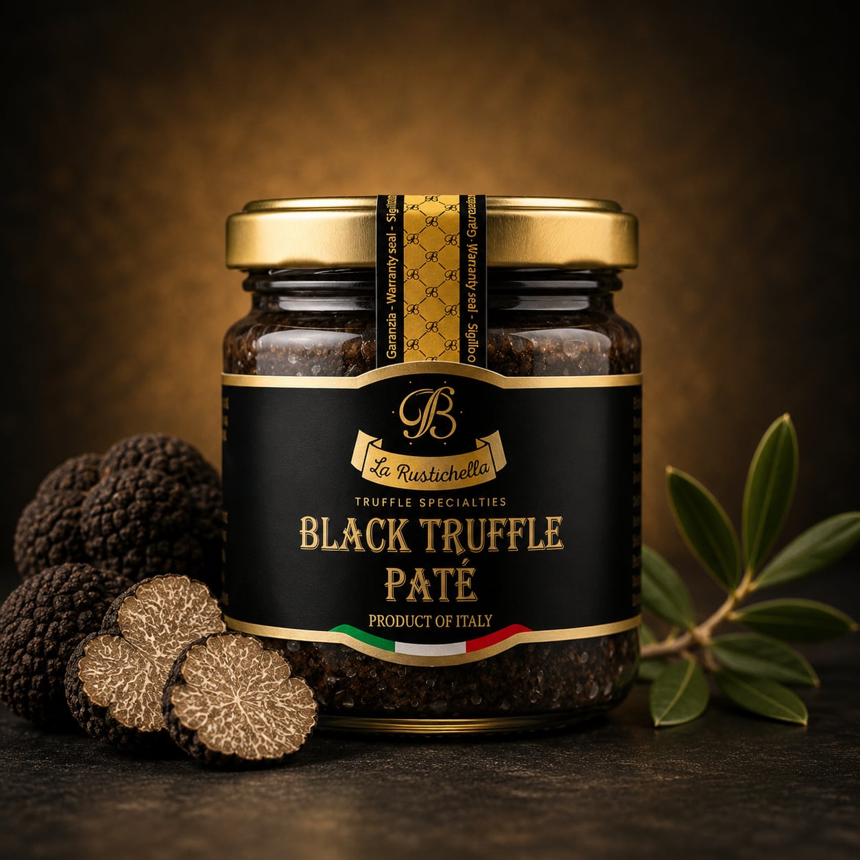 ラルスティケッラ 黒トリュフペースト 90g ポルチーニ入り トリュフ